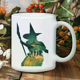 Ceramic Wizard of Oz Coffee Mug - Insulated, Reusable, Hand-Wash Only, Ideal for Home Kitchen & Dining